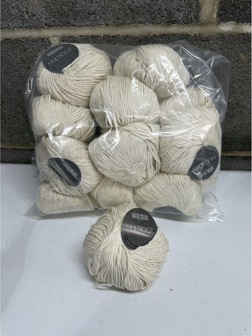 Filtura Di Crosa ‘Multicot’ 100% Cotton Shade 1- 16 Skein Lot